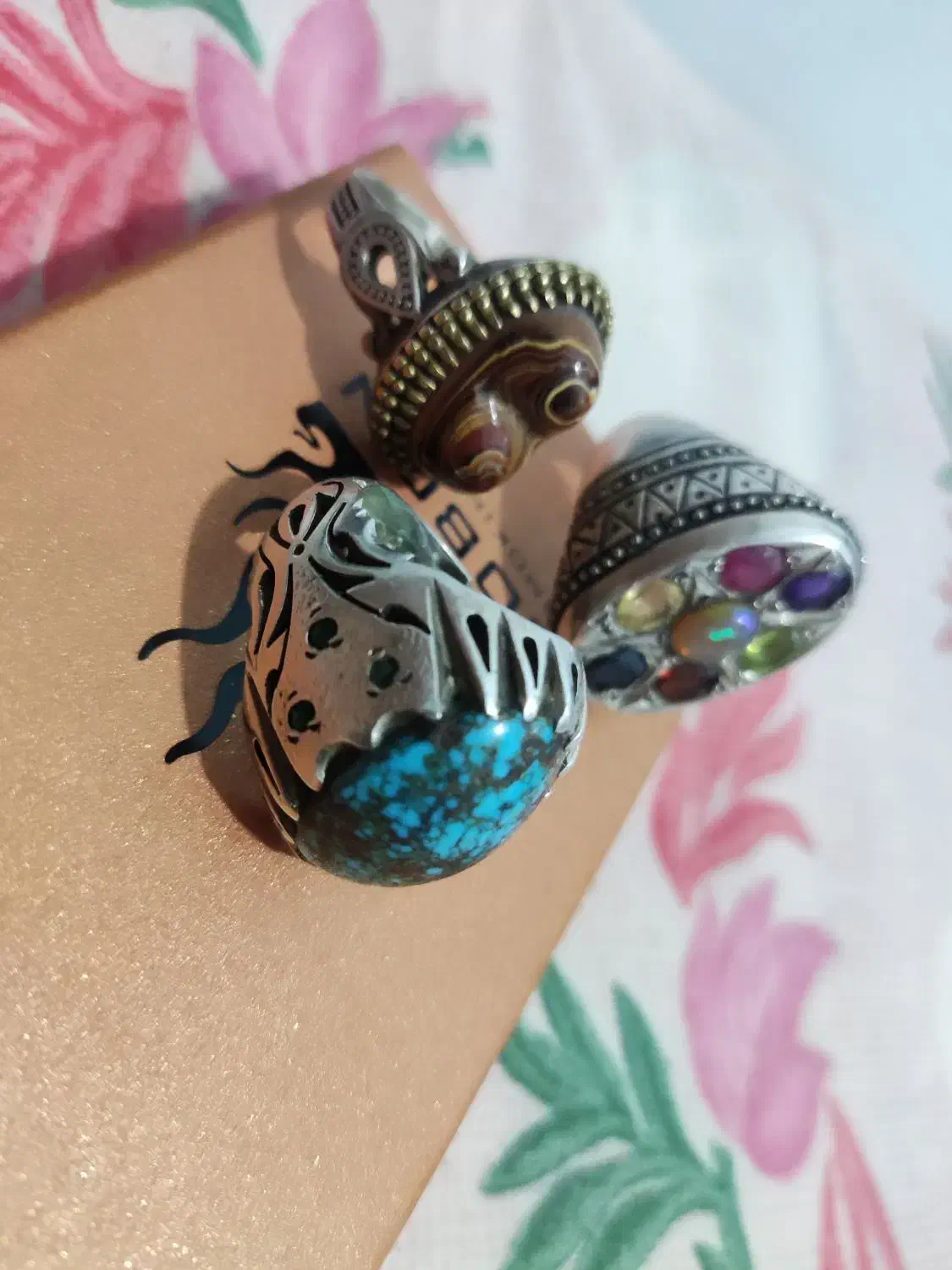 انگشتر کلکسیونی|جواهرات|مبارکه, |دیوار