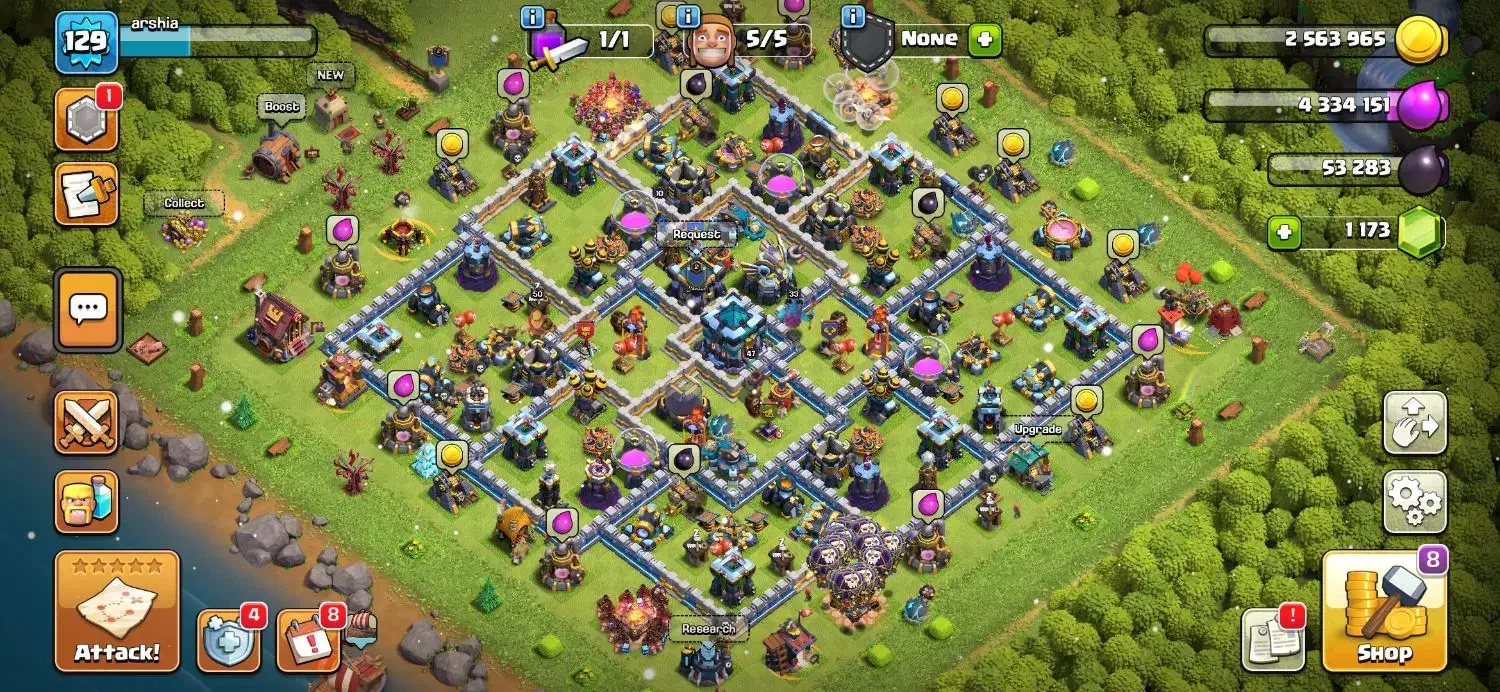 کلش آف کلنز|کنسول، بازی ویدئویی و آنلاین|پردیس, فاز ۸|دیوار