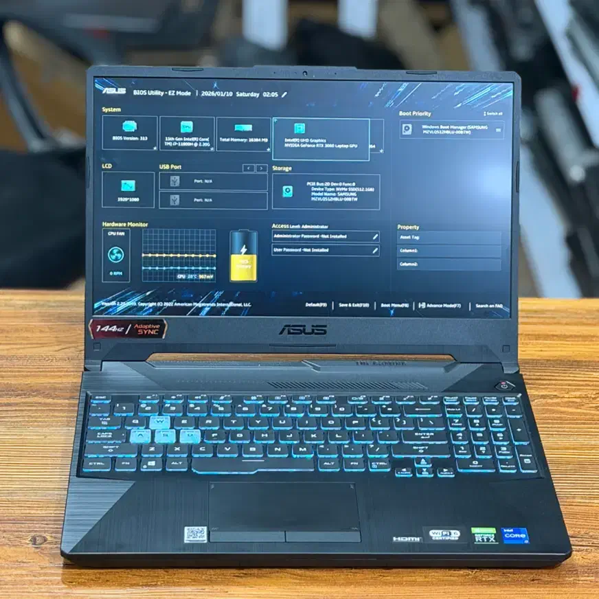 لپتاپ ASUS FX506HM گرافیک RTX3060|رایانه همراه|شیراز, قدوسی شرقی|دیوار