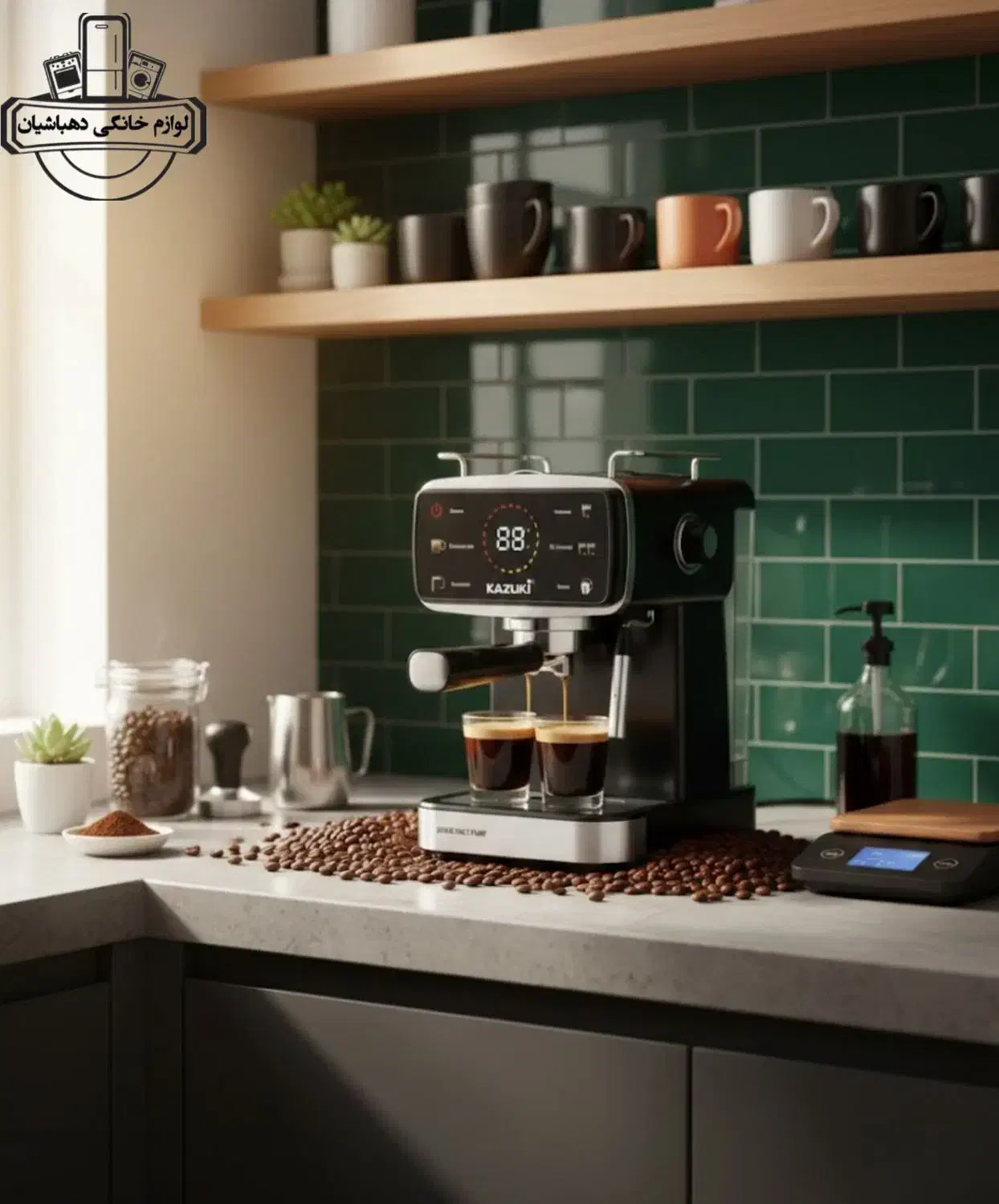 اسپرسوساز کازوکی لمسی|سماور، چای‌ساز، قهوه‌ساز|نیشابور, فردوس شمالی|دیوار