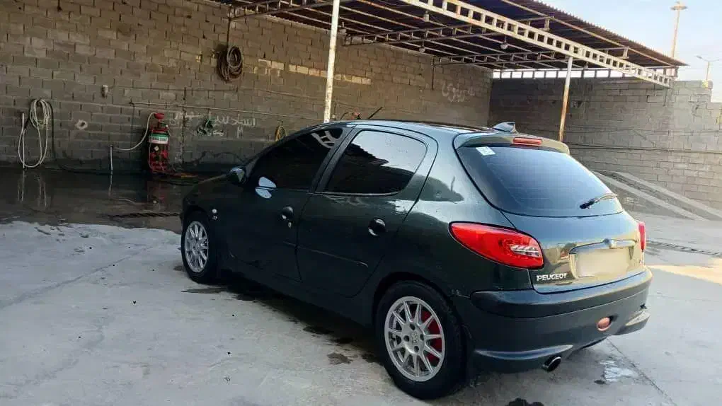 پژو 206 یشمی متالیک تیپ 2|خودرو سواری و وانت|بندر امام خمینی, |دیوار