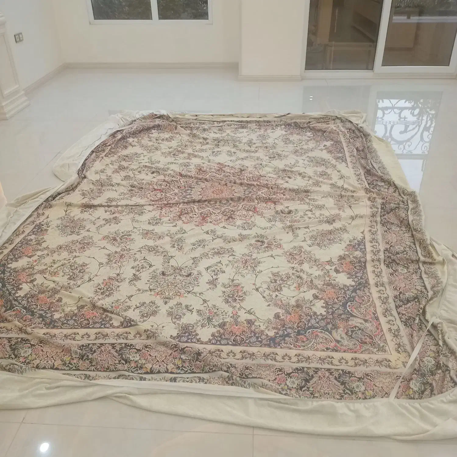 روفرشی طرح ابریشم تبریز|روفرشی|مشهد, کوشش|دیوار