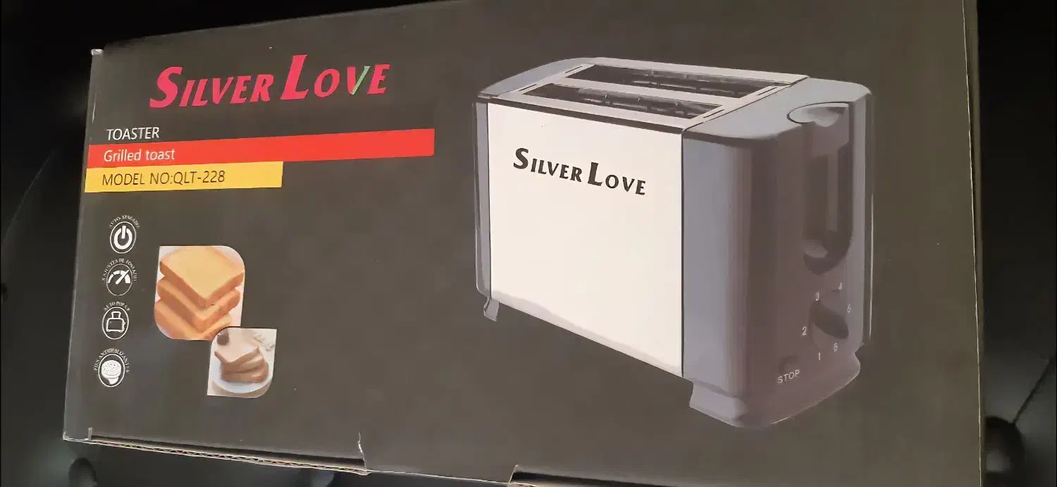 توستر نان SILVER LOVE|اجاق گاز و لوازم برقی پخت‌وپز|تهران, ونک|دیوار