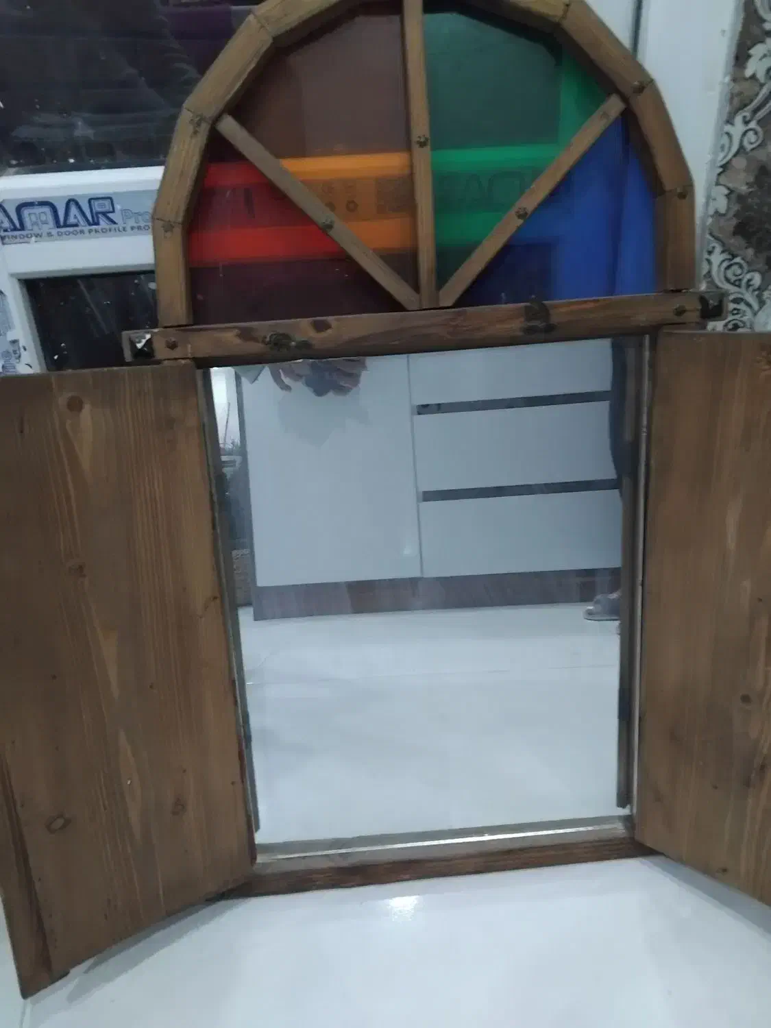 آینه سنتی|آینه|اسلام‌شهر, شهرک قائمیه|دیوار