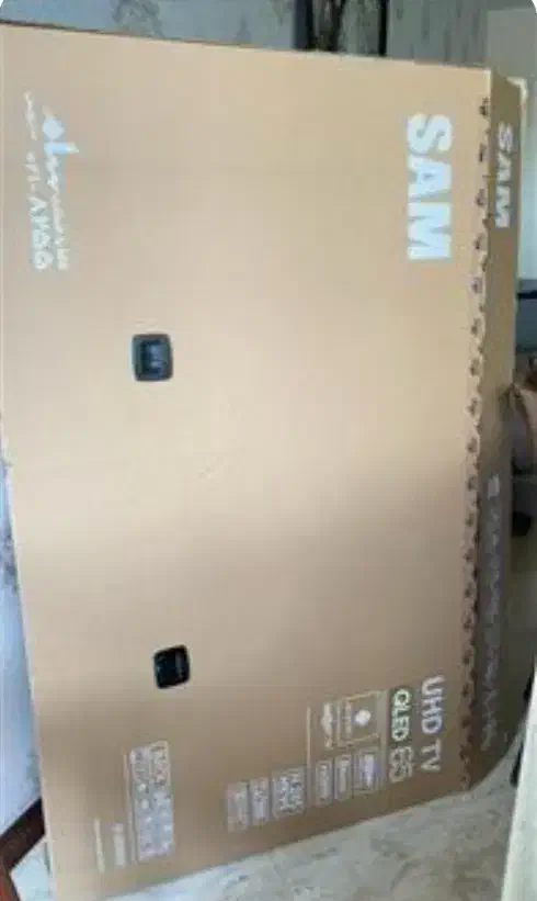 کارتن تلویزیون ۶۵اینچ|تلویزیون و پروژکتور|قم, کلهری|دیوار