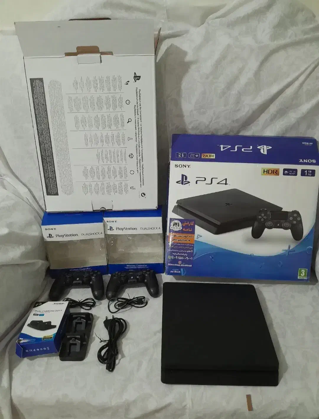 فروش کنسول Ps4 slim یک ترابایت|کنسول، بازی ویدئویی و آنلاین|بوشهر, |دیوار