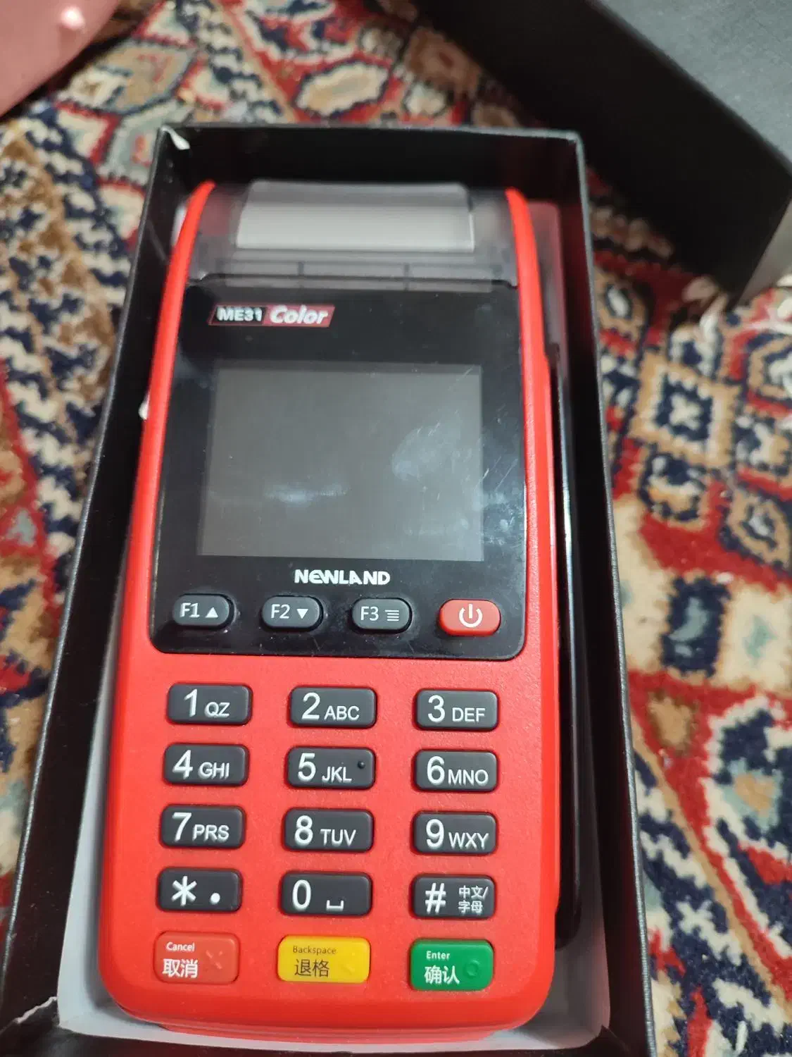 دستگاه کارت خوان newland me31 color|فروشگاه و مغازه|لنجان, |دیوار