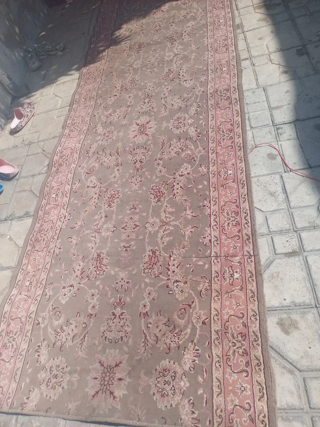 قالی راهرو|فرش|شیراز, ده پیاله|دیوار