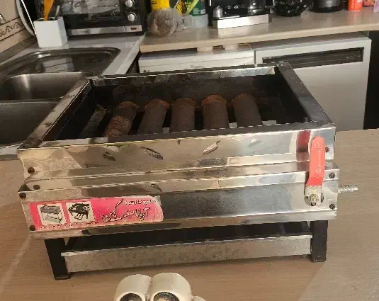 کباب پز گازی استیل باشعله پوش چدنی|اجاق گاز و لوازم برقی پخت‌وپز|کرمانشاه, |دیوار