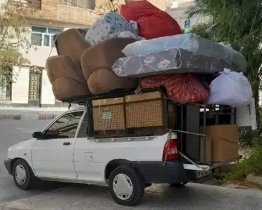 حمل بار اثاثیه باربری با وانت کرایه منصفانه کارگر|خدمات حمل و نقل|آبادان, |دیوار