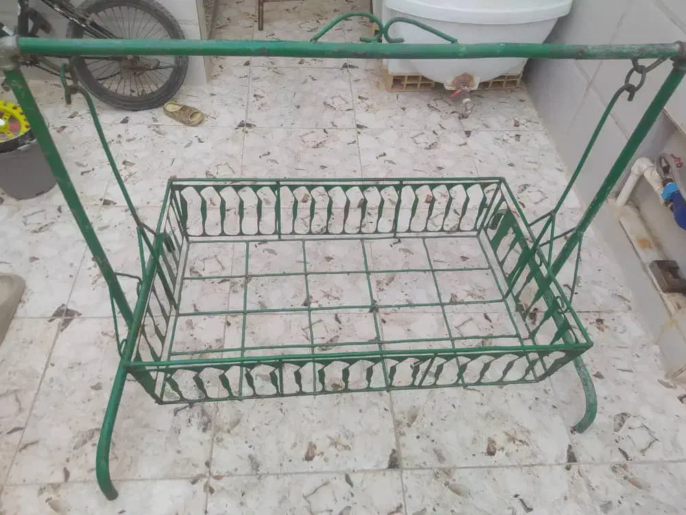 گهواره فلزی نوزاد|تخت و سرویس خواب|کارون, |دیوار