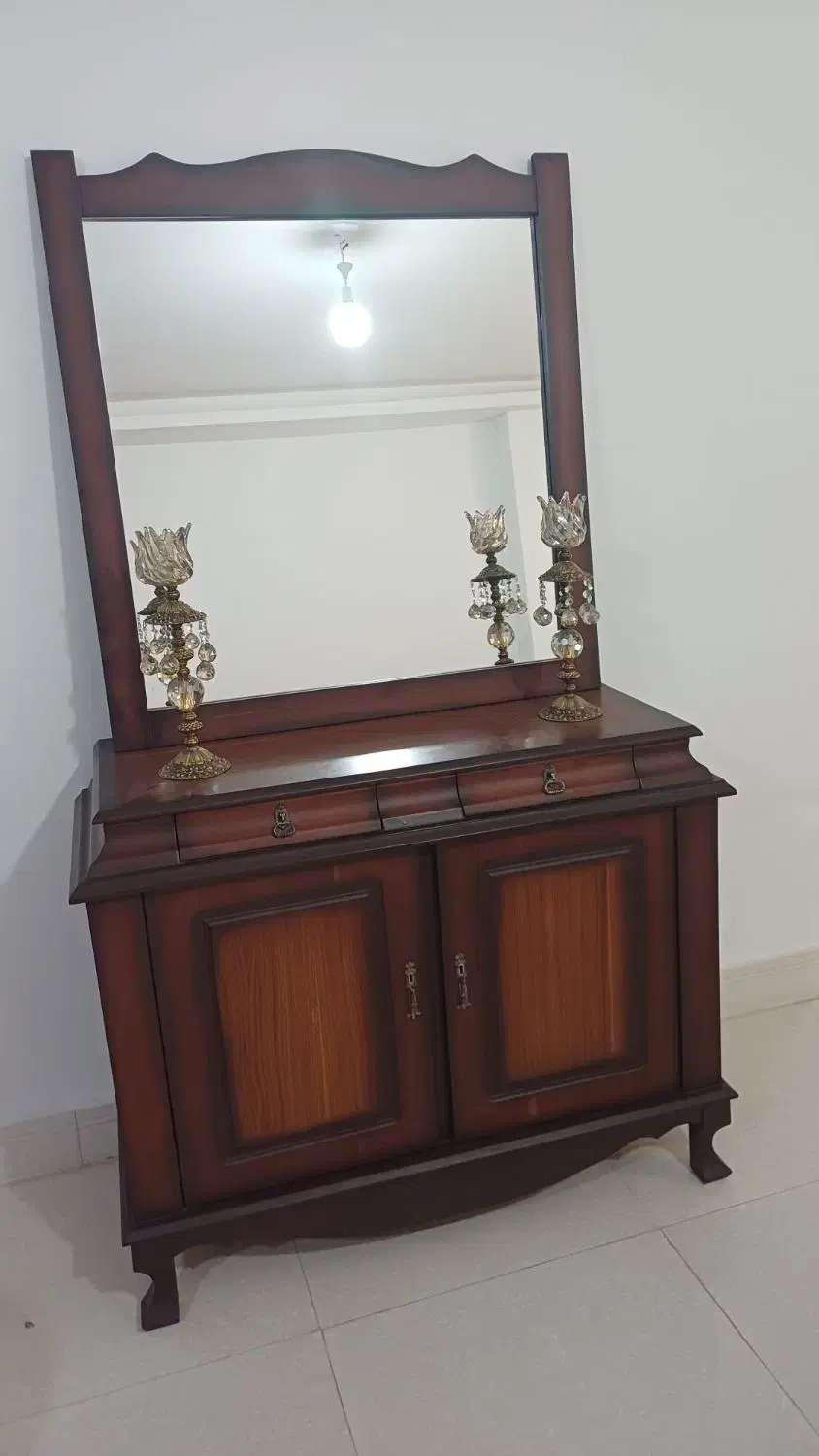 آینه کنسول و شمعدون|بوفه، ویترین، کنسول|زاهدان, |دیوار