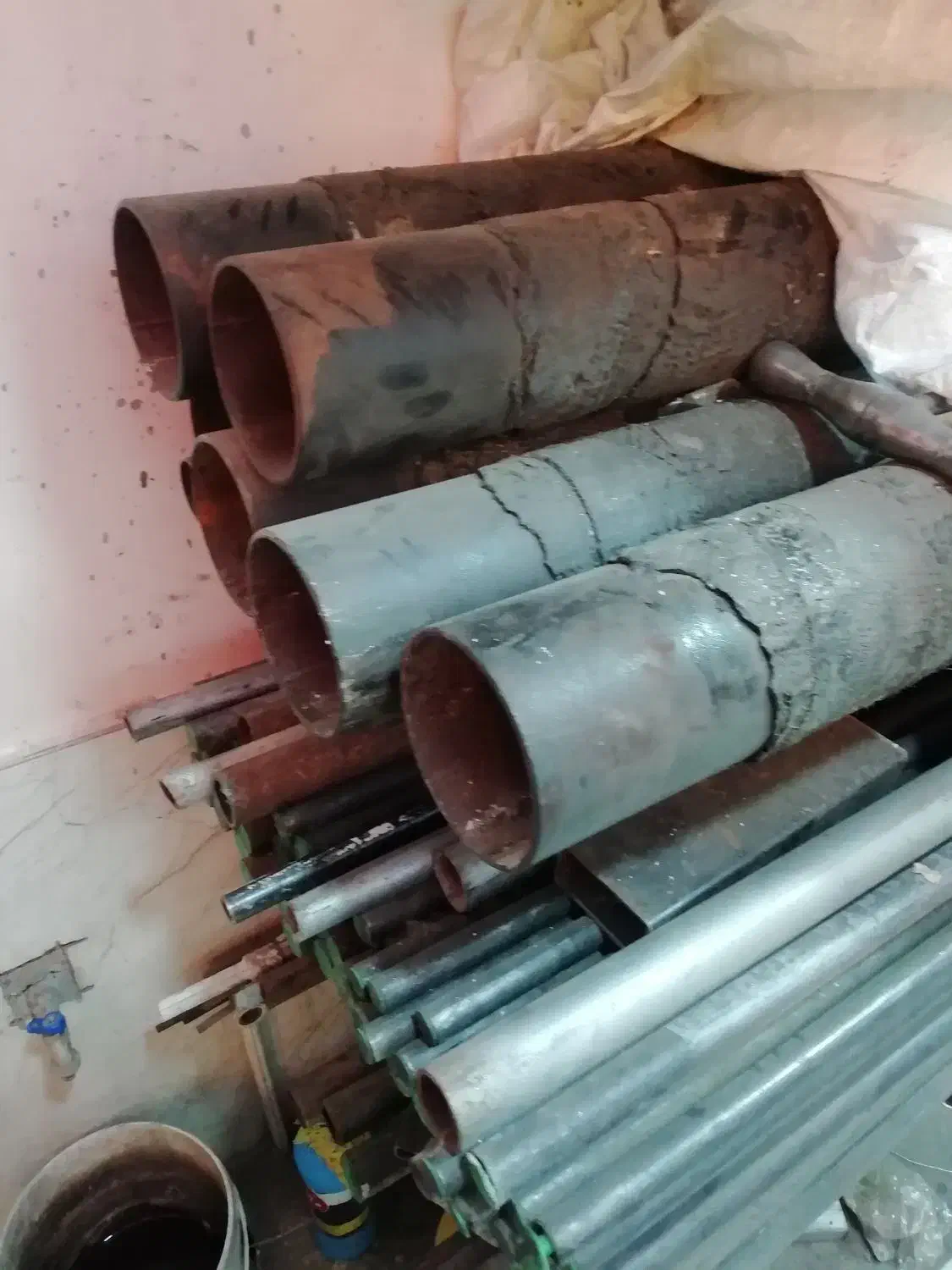 لوله 4 اینچ API رده 40 پنج میل|مصالح و تجهیزات ساختمان|اهر, |دیوار