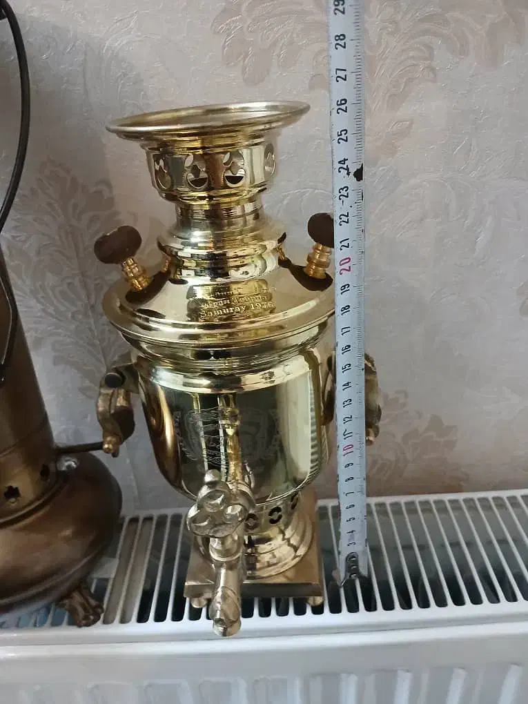 سماور برنجی برنزی کلکسیون ظروف آشپزخانه|صنایع دستی و سایر لوازم تزئینی|تهران, افسریه جنوبی|دیوار