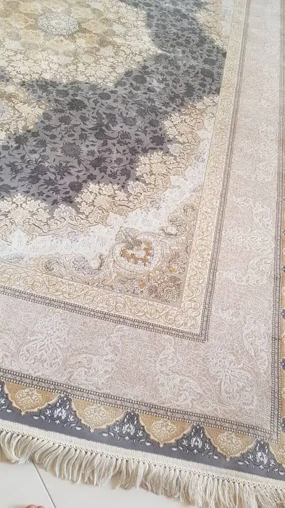 دوعدد فرش ۹متری ۱۲۰۰شانه دودی طلاکوب|فرش|تهران, آرژانتین|دیوار