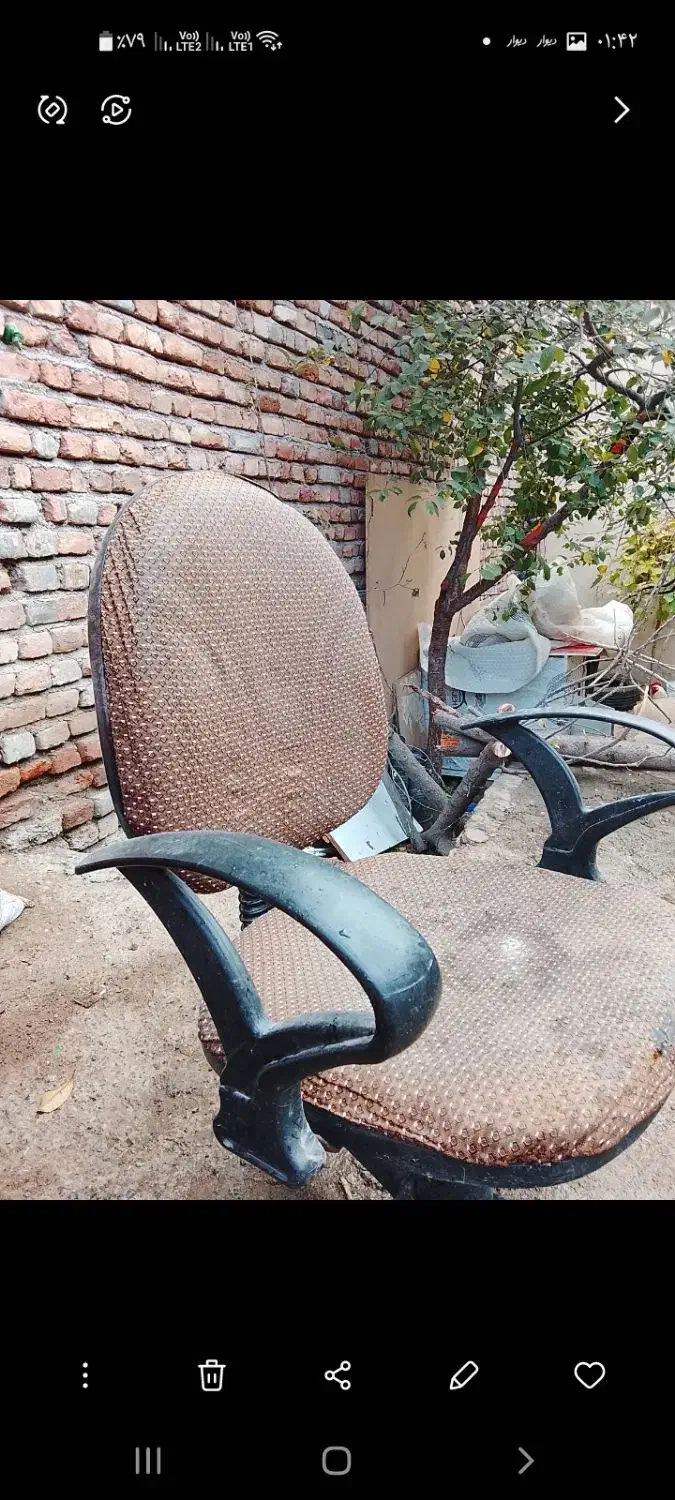 صندلی گردون چرخی|صندلی و نیمکت|اردبیل, |دیوار