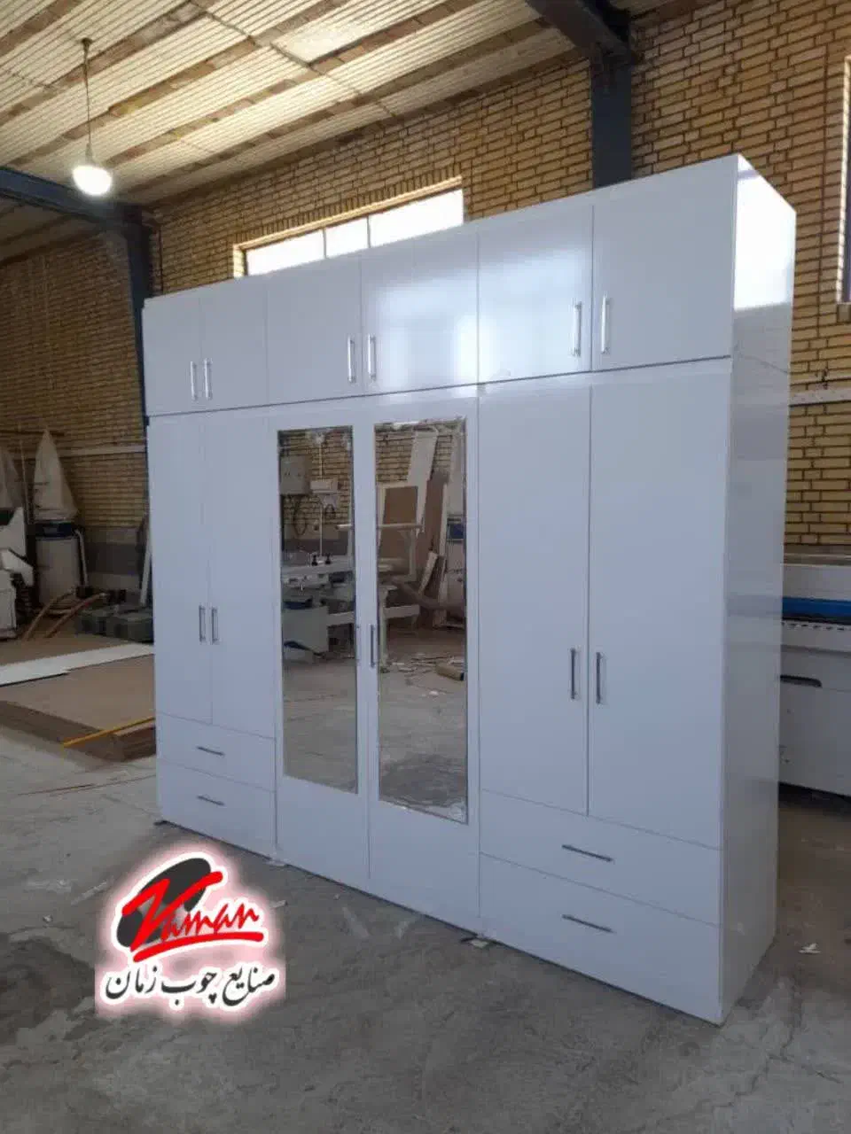 کمد دیواری آماده آینه دار سپیده کد۱۶۲|جاکفشی، کمد، دراور|اسلام‌شهر, شهرک سعیدیه|دیوار