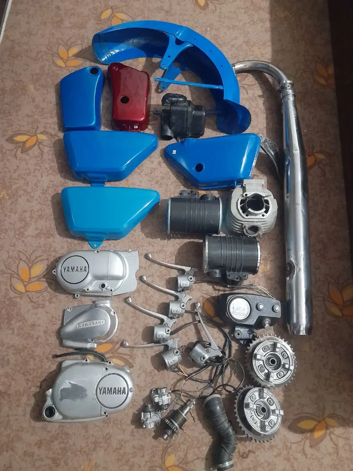 لوازم یاماها۱۲۵سوپریاماها۱۰۰کاوازاکی۱۰۰سوزوکیax۱۰۰|قطعات یدکی و لوازم جانبی|تهران, گمرک|دیوار