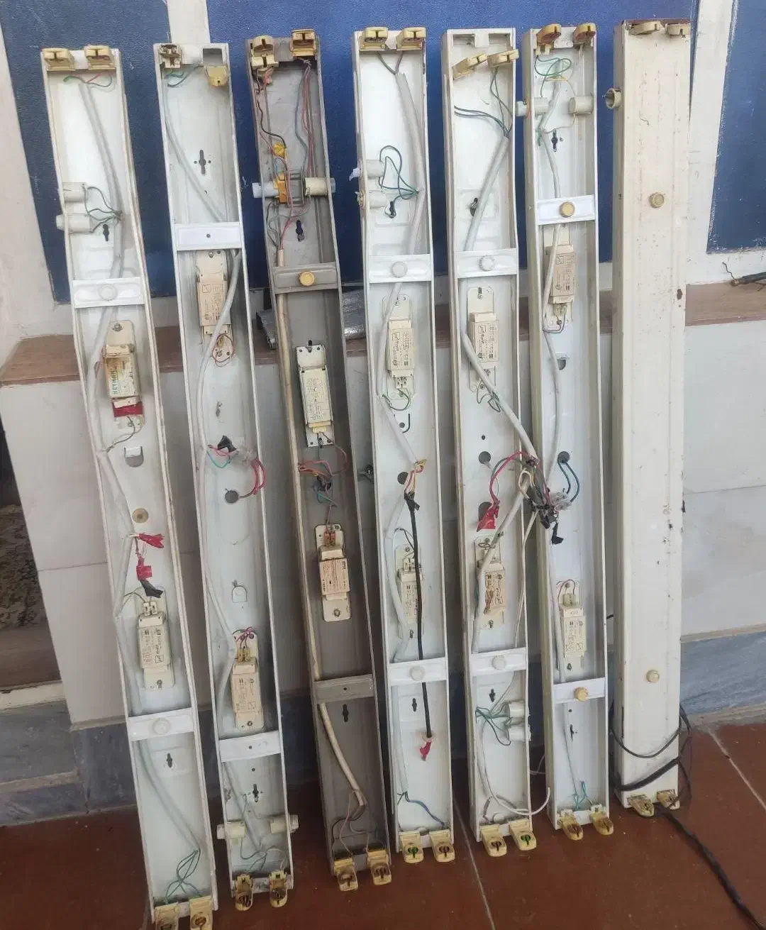 7عدد مهتابی دوقلو ترانس ایرانی وخارجی|لامپ و چراغ|اهواز, بهارستان|دیوار