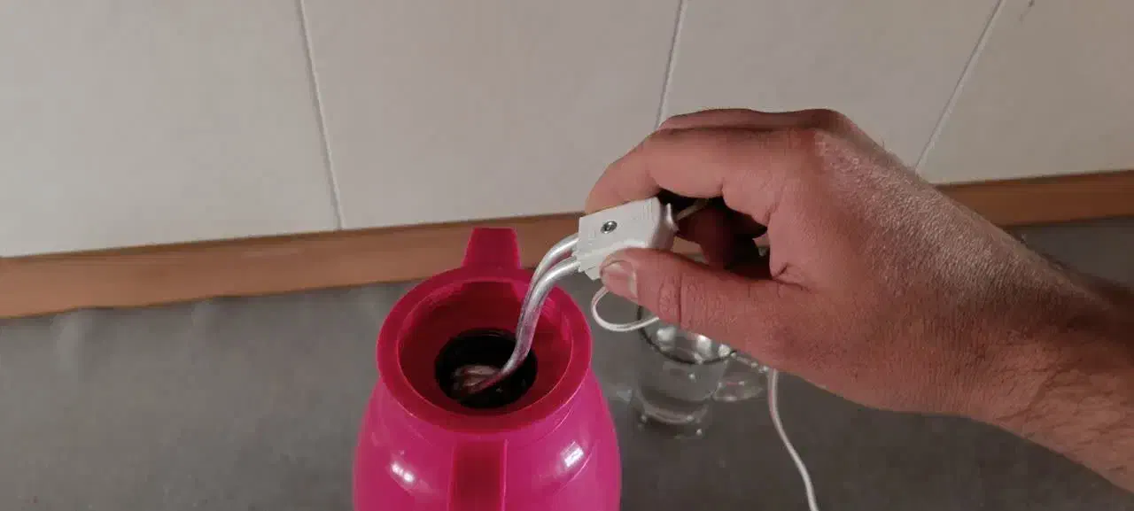 آبجوش ساز برقی گرم کن سیار فلاسک چای قهوه کتری|سماور، چای‌ساز، قهوه‌ساز|اصفهان, شهرک امام زمان|دیوار