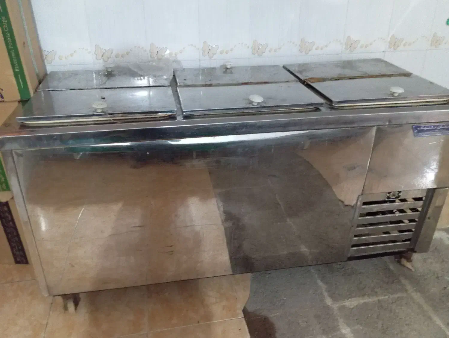 فریز شش دره استیل مخصوص بستنی|فروشگاه و مغازه|کارون, |دیوار