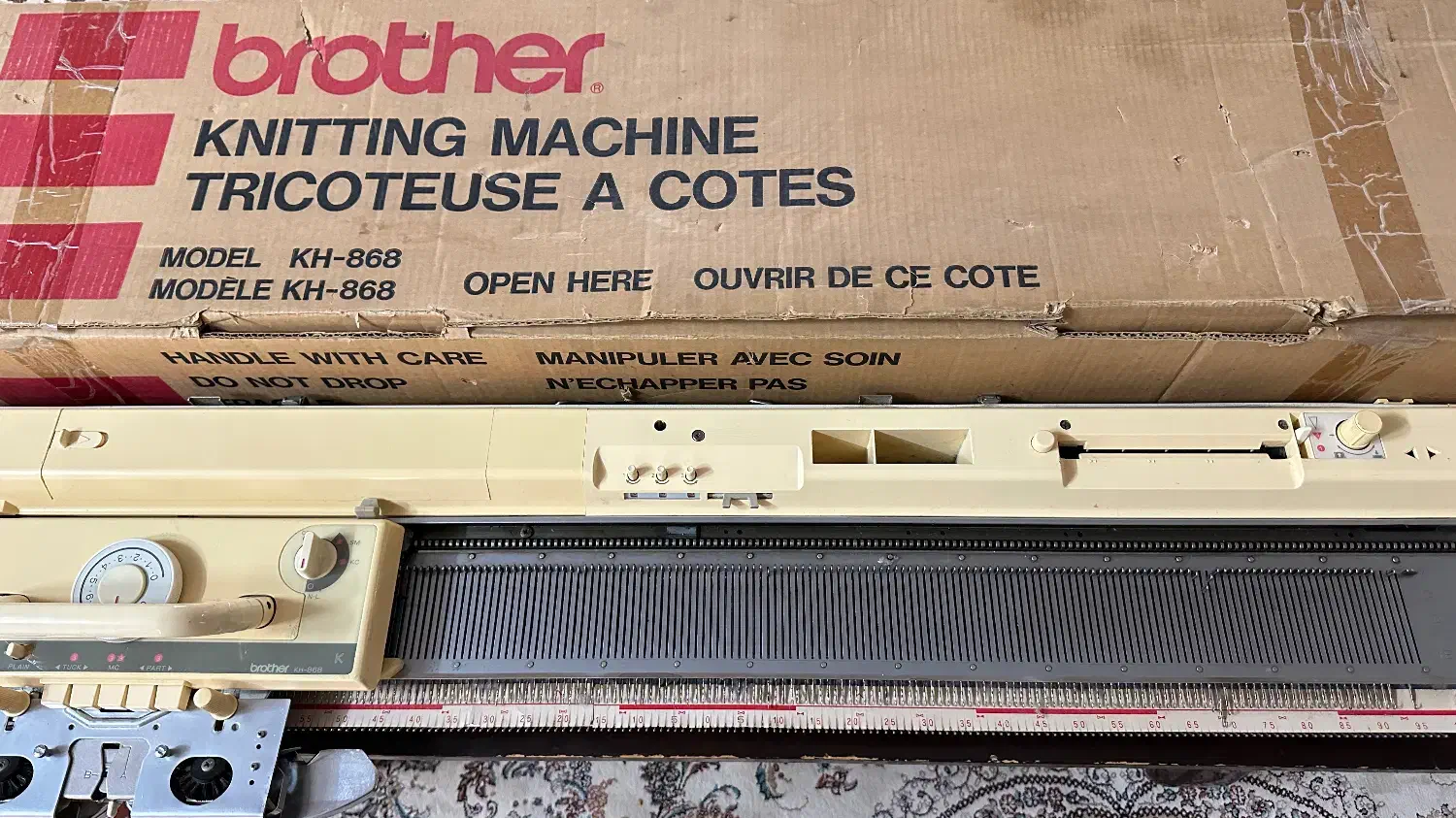 ماشین بافندگی خانگی برادر مدل ۸۶۸|چرخ خیاطی و ریسندگی|شاهین‌شهر, اقبال لاهوری|دیوار