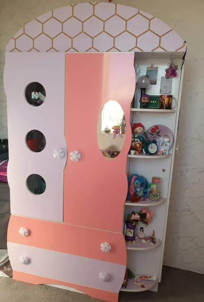 تخت و کمد نوجوان (دخترانه)|تخت و سرویس خواب|اردبیل, |دیوار