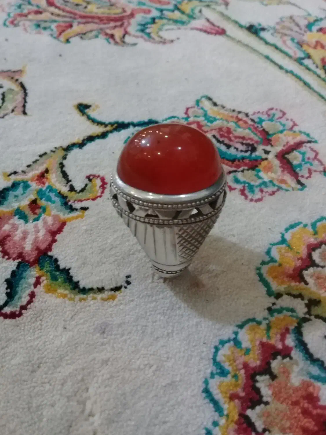 انگشتر نقره عقیق یمن تهران رسول محمدی کهنه قدیمی|جواهرات|تهران, شمیران‌نو|دیوار