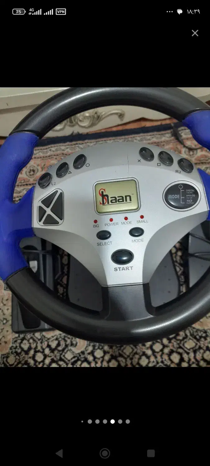 فرمان و دنده و پدال بازی سالم تست شده|کنسول، بازی ویدئویی و آنلاین|اردبیل, |دیوار