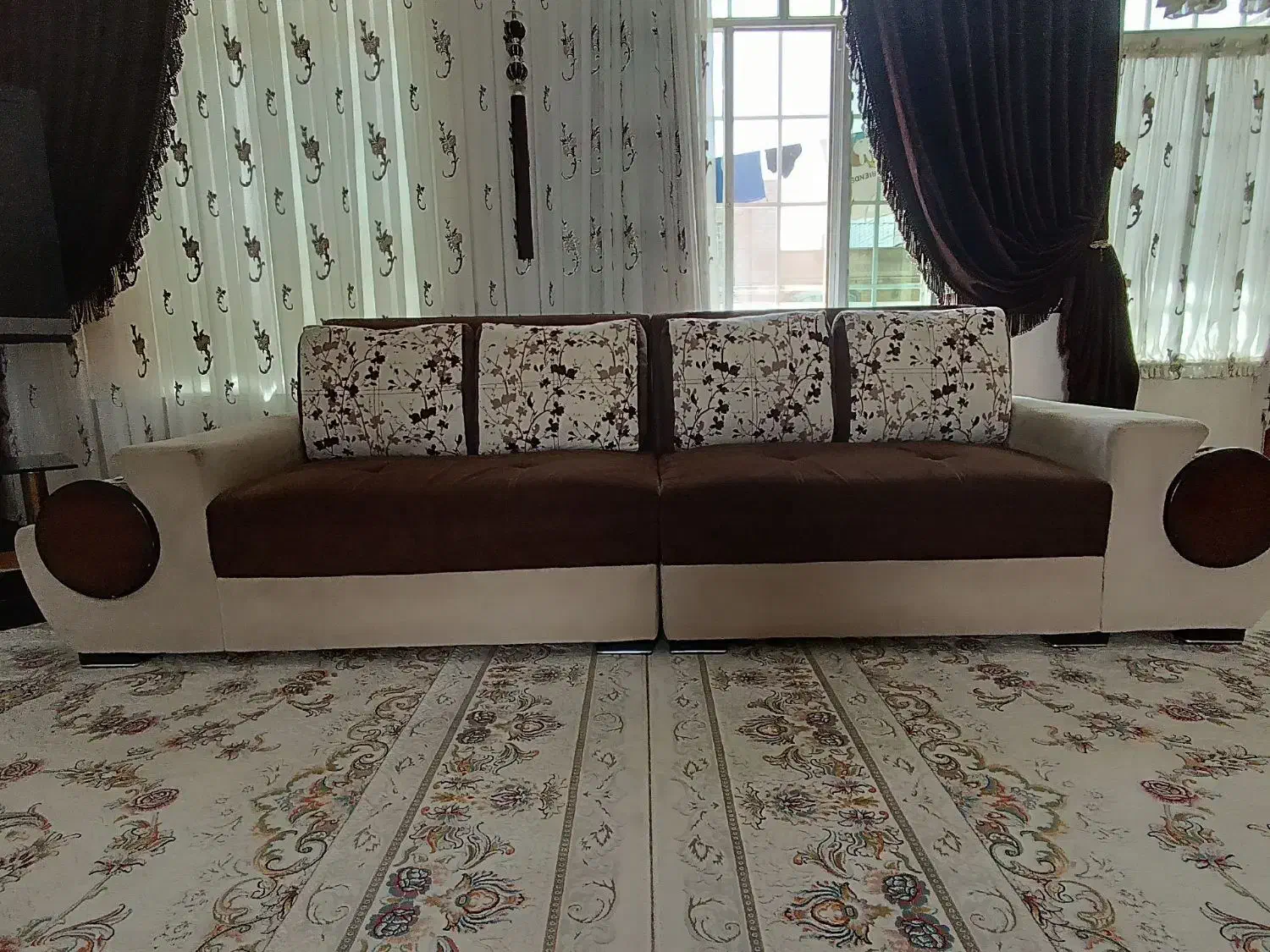 مبل هفت نفره راحتی ال|مبلمان خانگی و میز عسلی|کرمانشاه, |دیوار