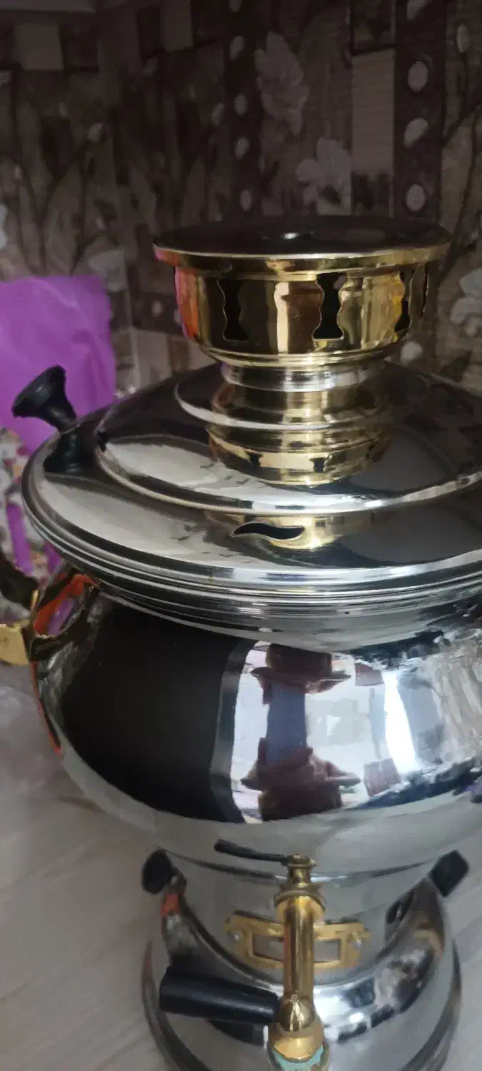 سماور شش لیتری در حد نو|سماور، چای‌ساز، قهوه‌ساز|قدس, شهر‌قدس|دیوار