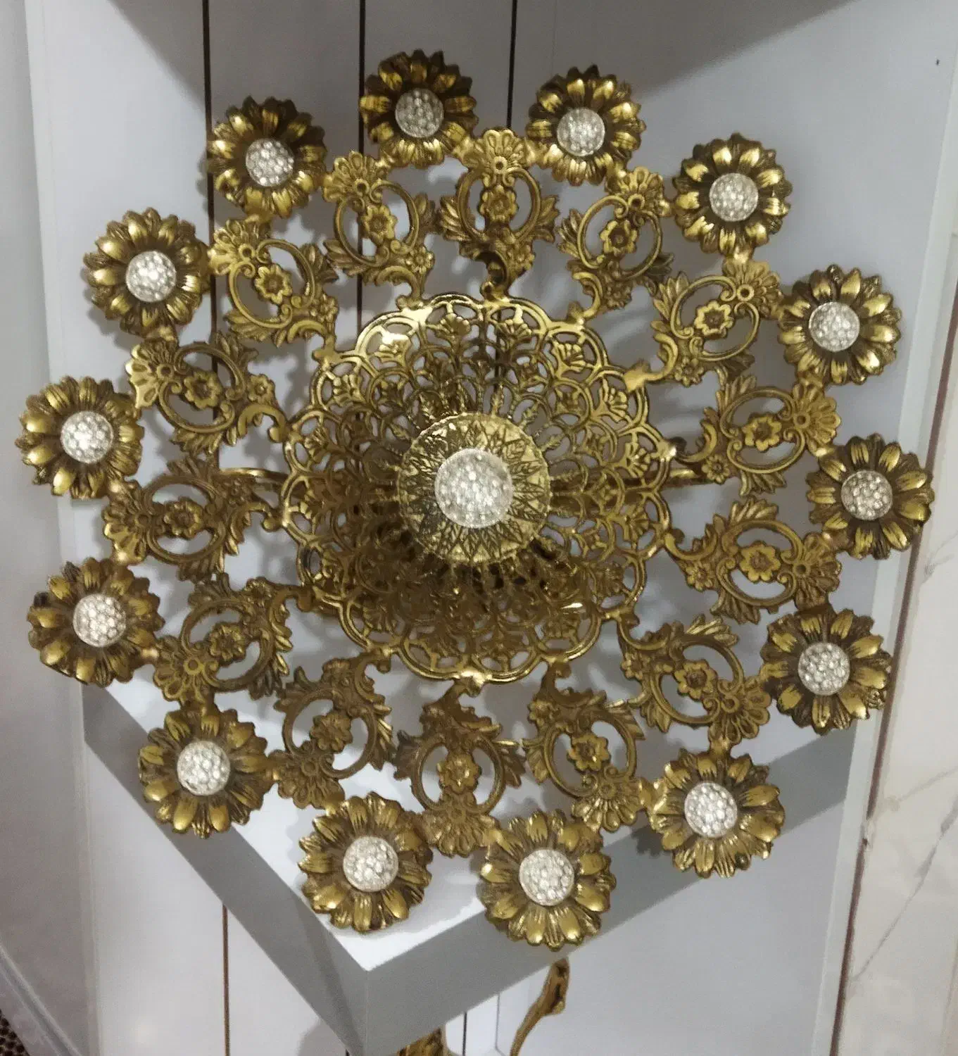 جا میوه ای برنز|ظروف سرو و پذیرایی|نهاوند, |دیوار