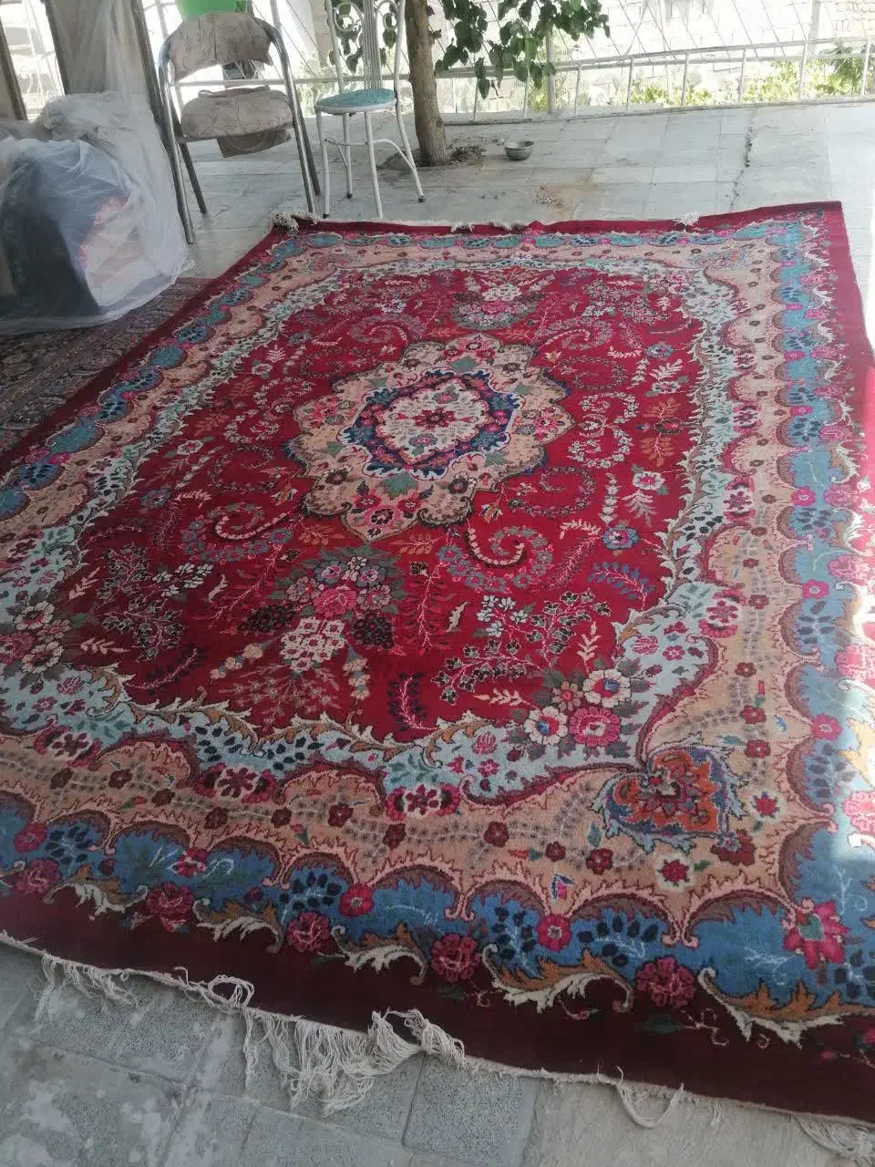 یک جفت فرش دستی نه متری|فرش|مشهد, رباط طرق|دیوار