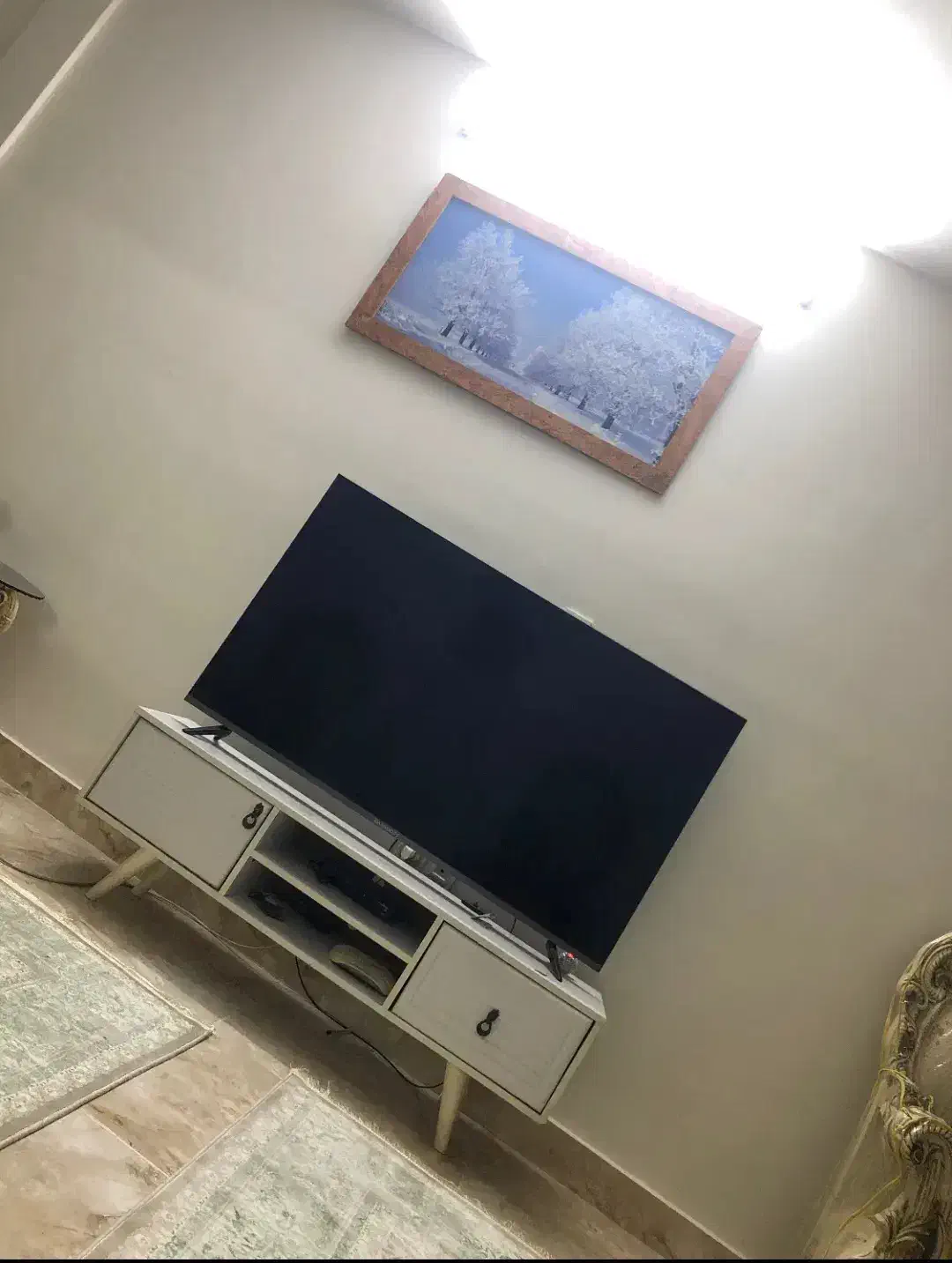 LED 55 اینچ درحدنو|تلویزیون و پروژکتور|لردگان, |دیوار