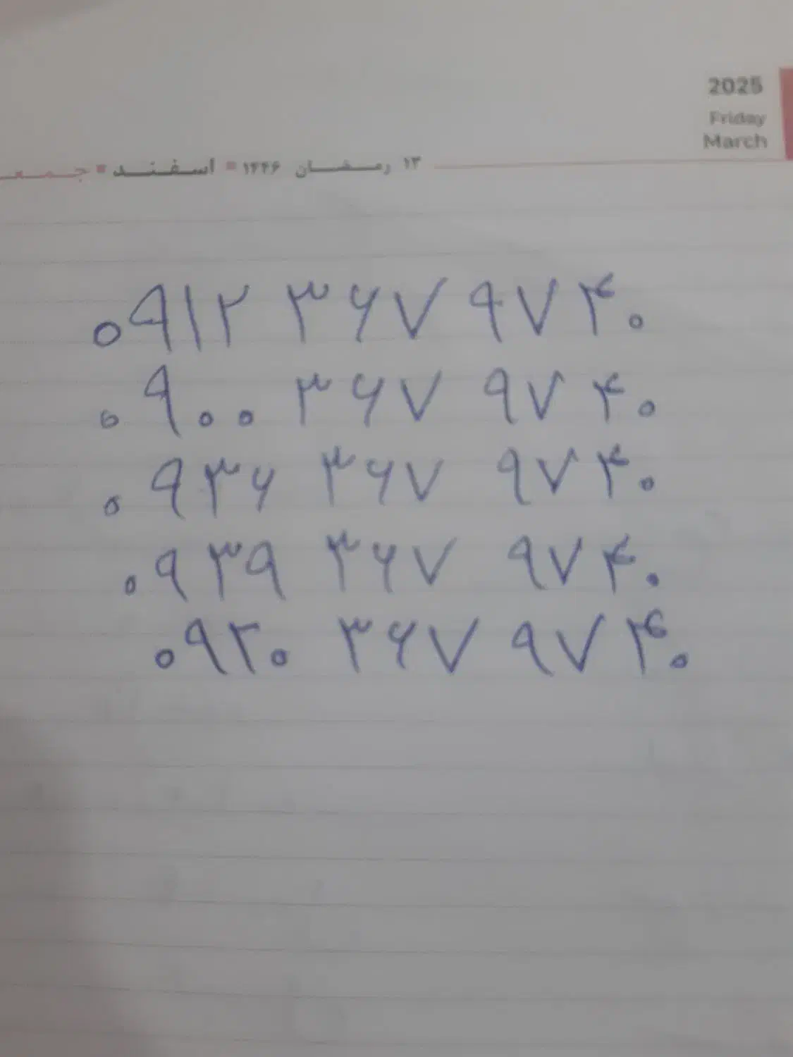 سیم کارت کد ۳ با چهار خط همزاد|سیم‌کارت|کرج, کمال‌شهر|دیوار