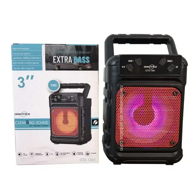 اسپیکر بلوتوثی 3 اینچ تک باند برند Gts تک وعمده|پخشکننده همراه|شیراز, تحویلی|دیوار
