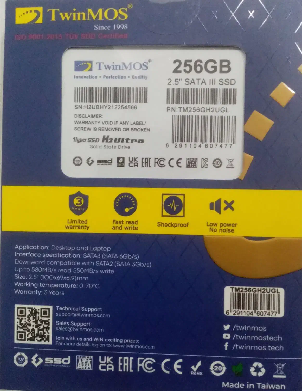 هارد ssd 250|قطعات و لوازم جانبی رایانه|اهواز, شهرک دانشگاه|دیوار