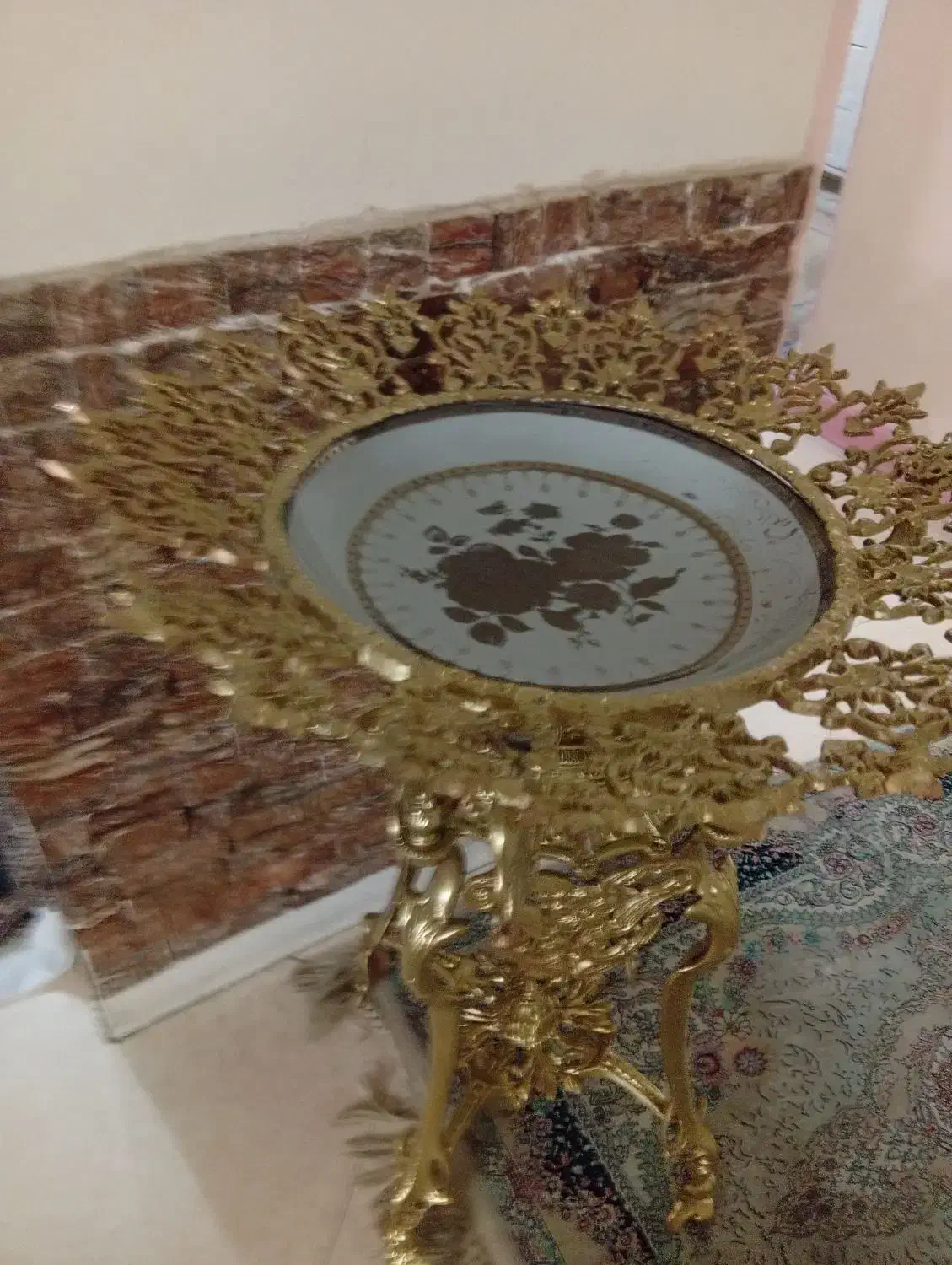 کنار سالنی میوه خوری برنجی برنزی پایه بلند نو|صنایع دستی و سایر لوازم تزئینی|تهران, گلستان (شهرک راه آهن)|دیوار