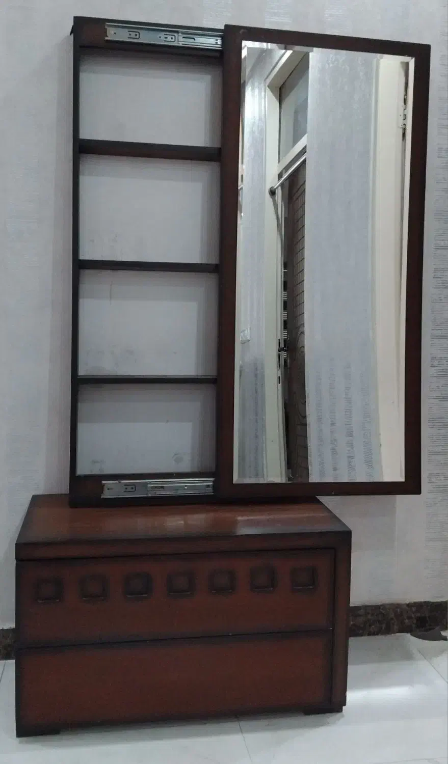 میز ایینه و کنسول چوبی|بوفه، ویترین، کنسول|ملایر, |دیوار