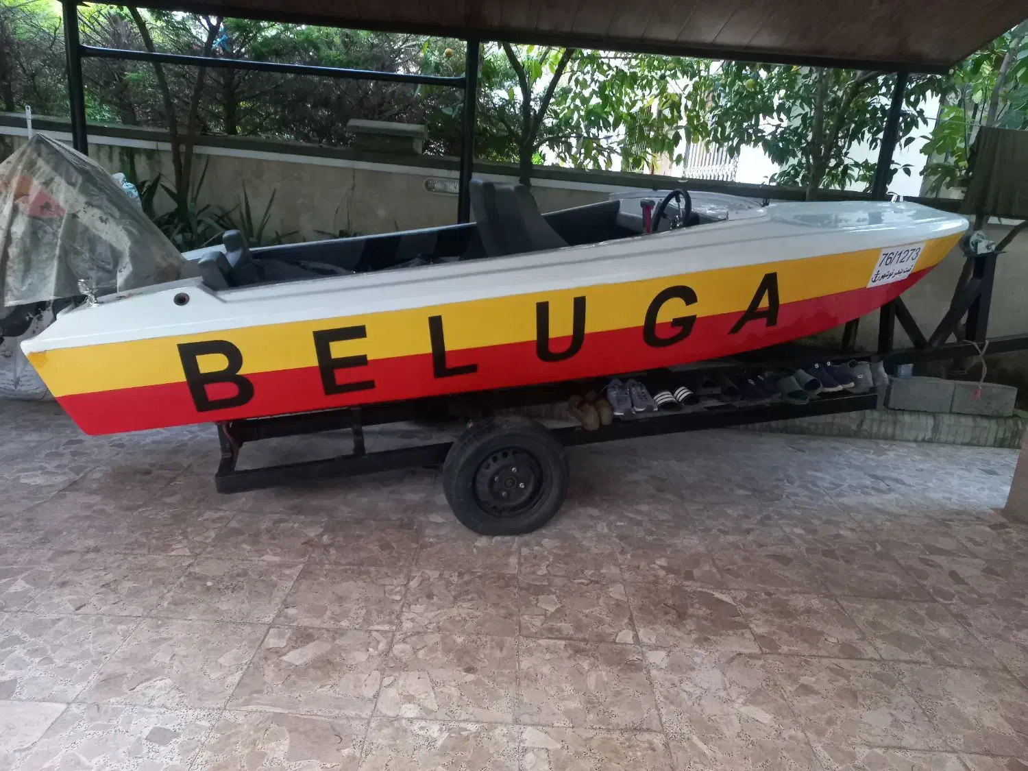 قایق فرمانی موتور۴۸ یاماها استارتی|قایق و سایر وسایل نقلیه|سلمانشهر, |دیوار