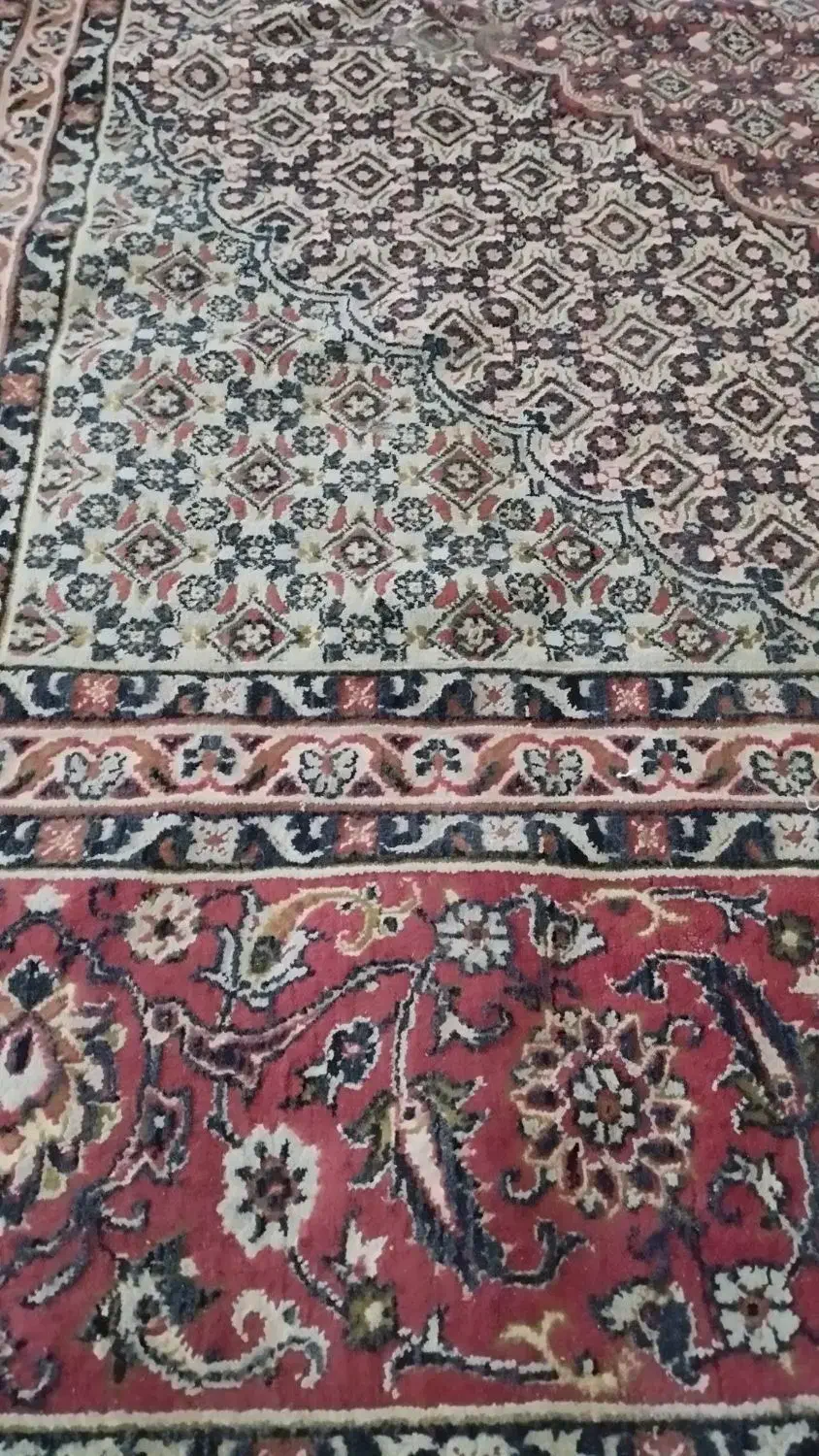 2 عدد فرش 12 متری رنگ قرمز و فیروزه ای|فرش|کنگاور, |دیوار