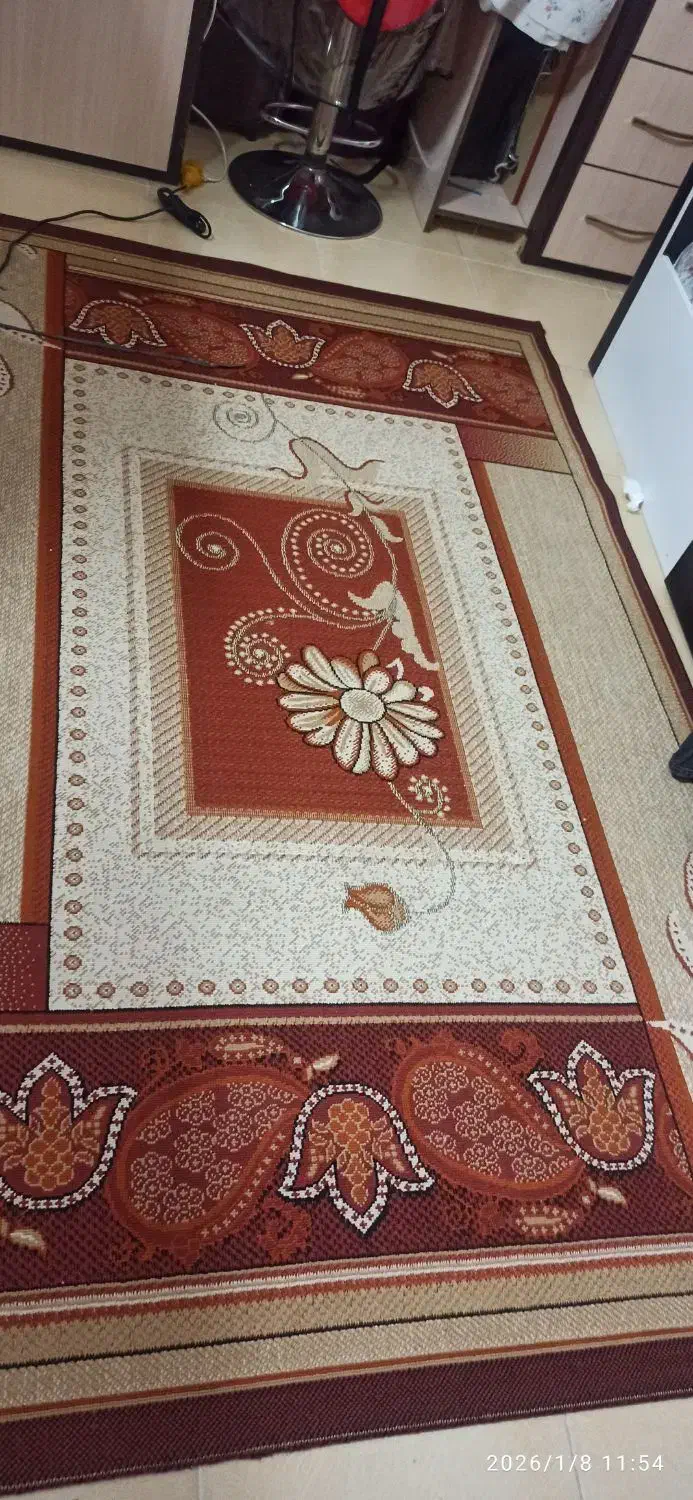 گلیم فرش و دوعدد دم فرشی|گلیم، جاجیم، گبه|فولادشهر, C1|دیوار