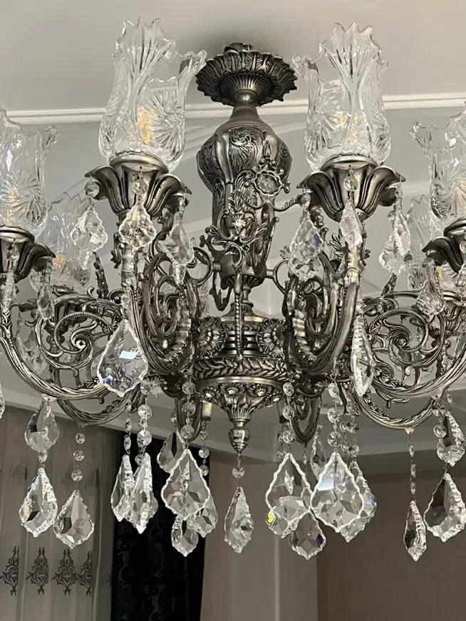 لوستر برنجی|لوستر و چراغ آویز|تهران, مرزداران|دیوار