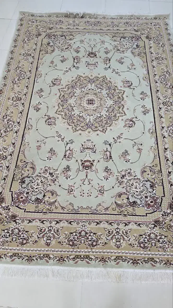 دو تخته فرش 6متری کرم رنگ|فرش|ایلام, |دیوار