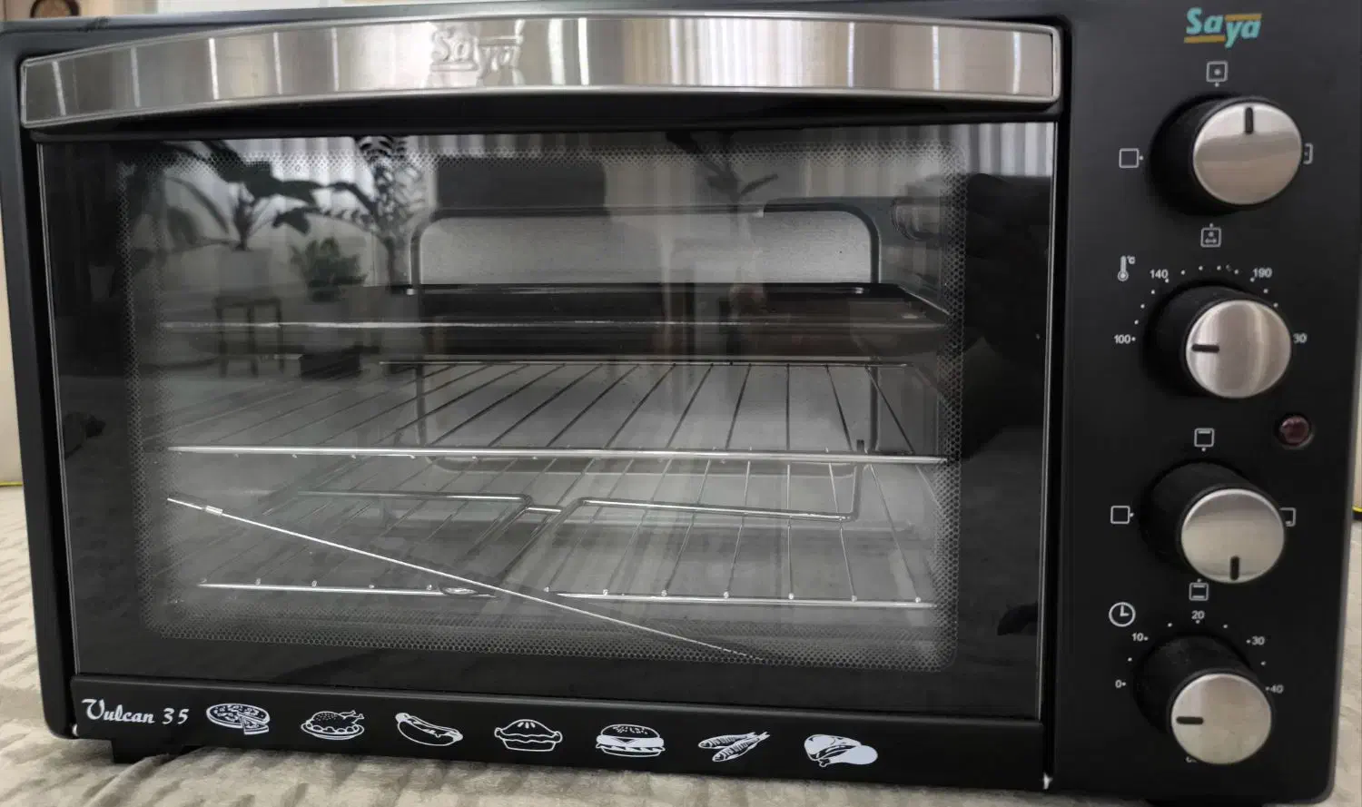 آون توستر ۳۵ لیتری سایا(پارس خزر)|اجاق گاز و لوازم برقی پختوپز|لاهیجان, کوی آزادگان|دیوار