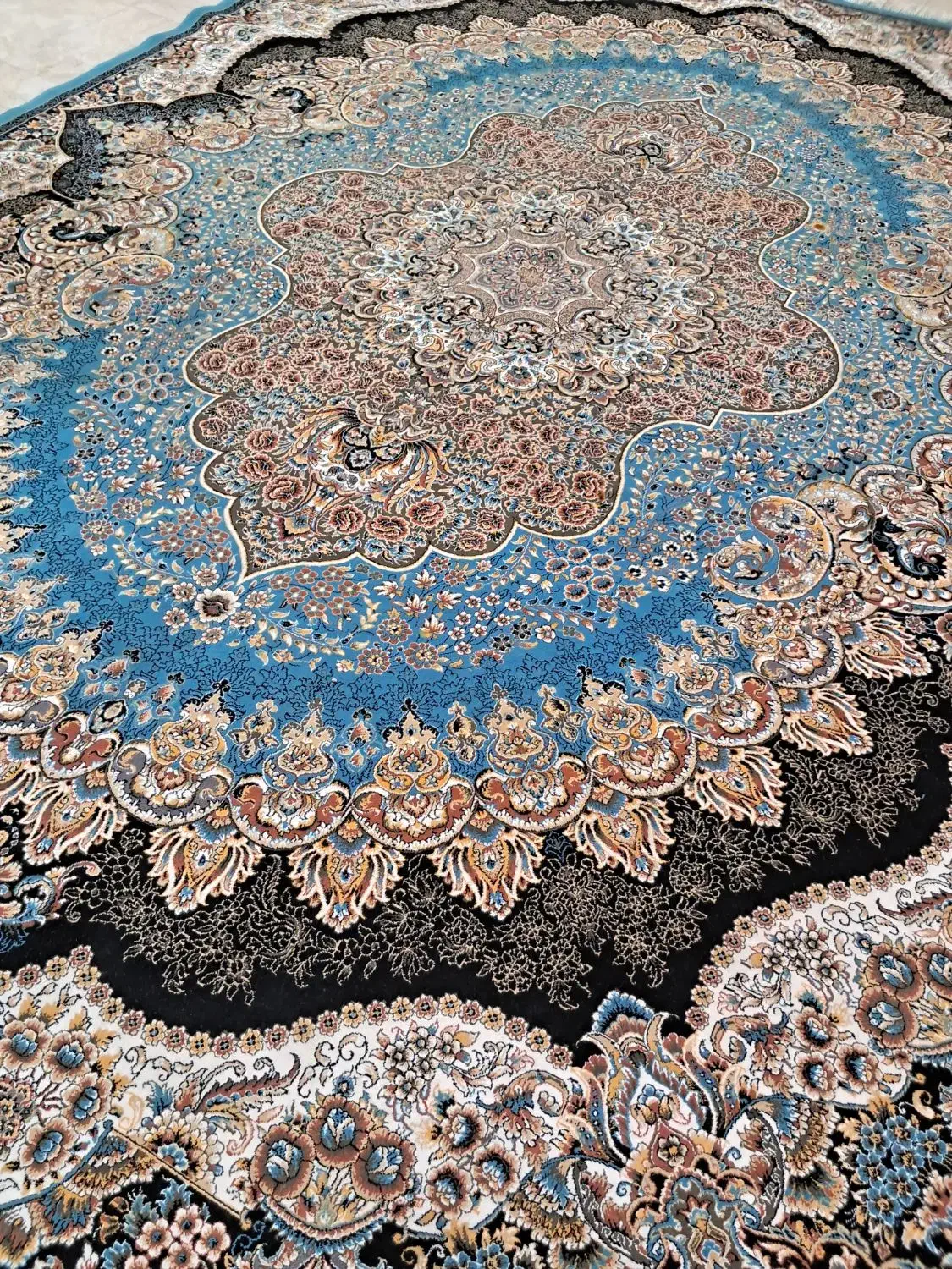 ۲تخته ۱۲متری ۷۰۰شانه فیروزه ای|فرش|هشتگرد, هشتگرد قدیم|دیوار