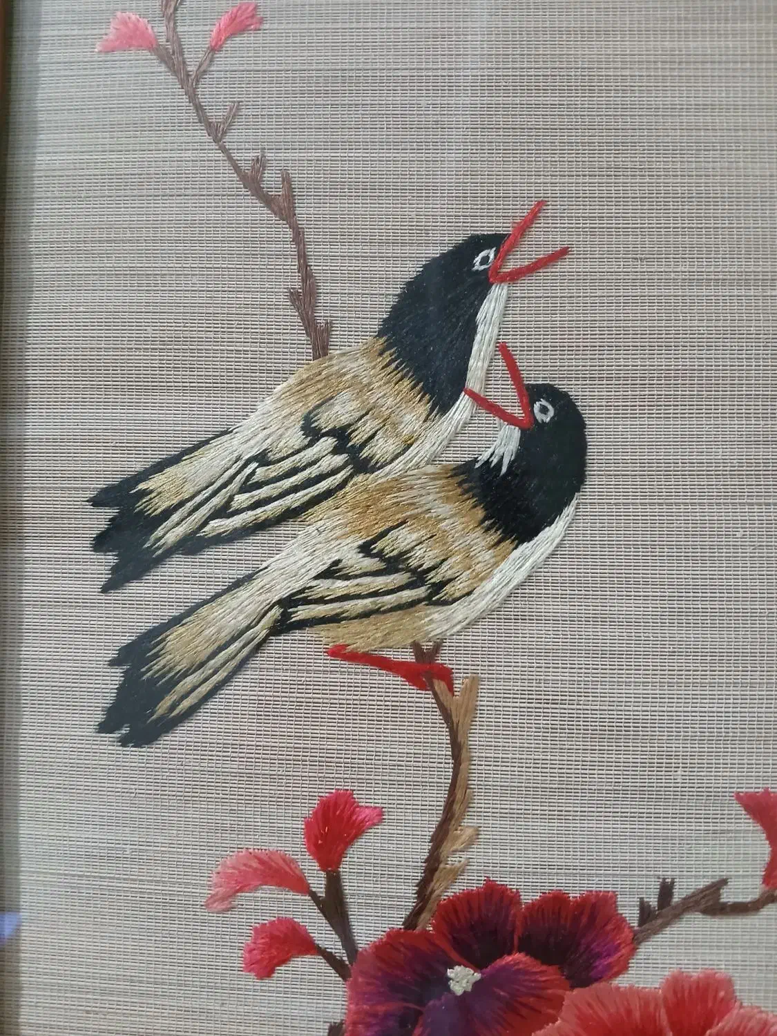 تابلو گلدوزی ابریشم اصل چین|تابلو، نقاشی، عکس|تهران, اختیاریه|دیوار