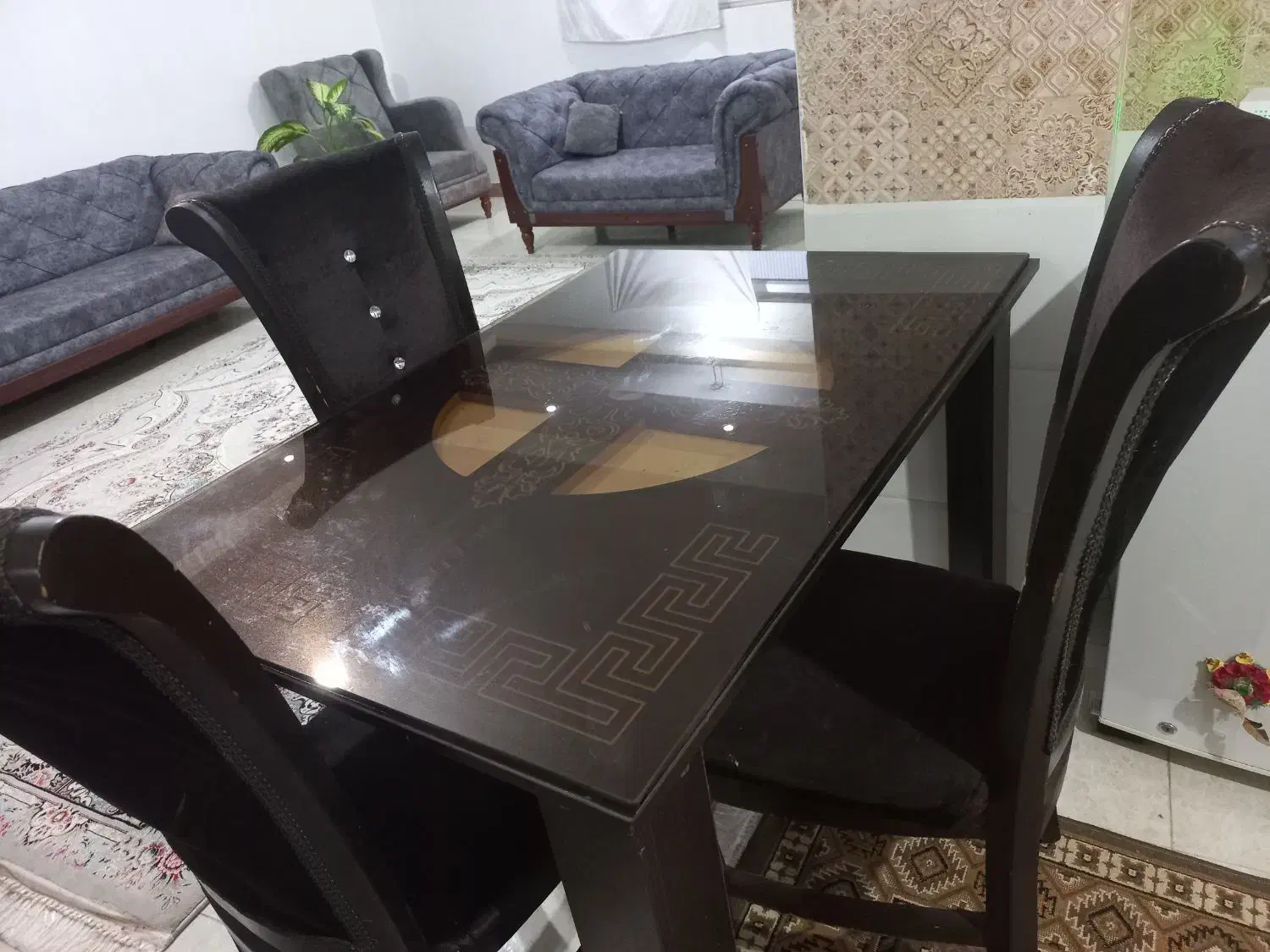 میز ناهار خوری|میز و صندلی غذاخوری|فومن, |دیوار