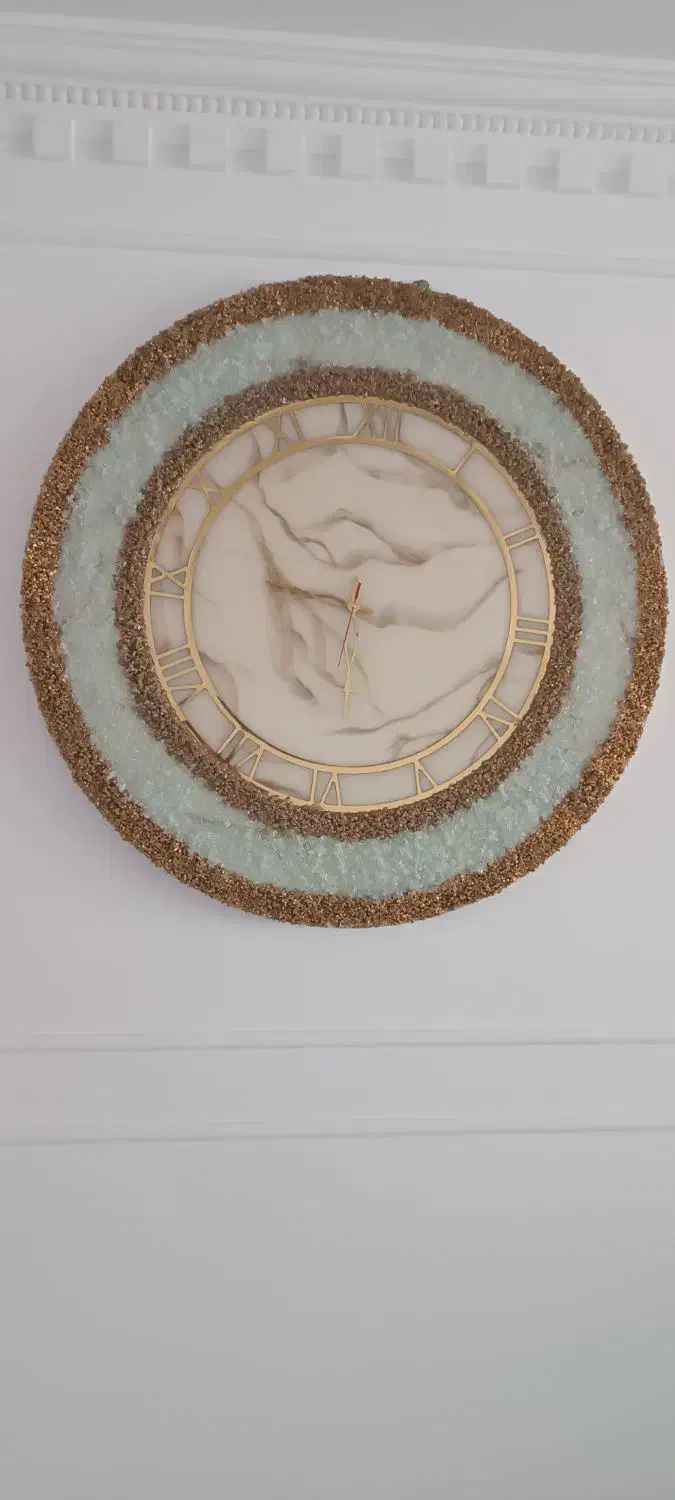 ساعت دیواری رزین|ساعت دیواری و تزئینی|قروه, |دیوار