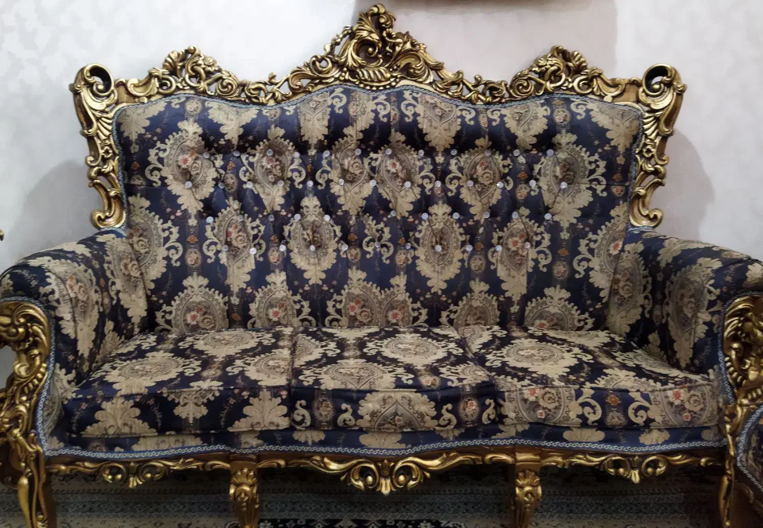 مبل ۹نفره سلطنتی|مبلمان خانگی و میز عسلی|بندر ماهشهر, |دیوار